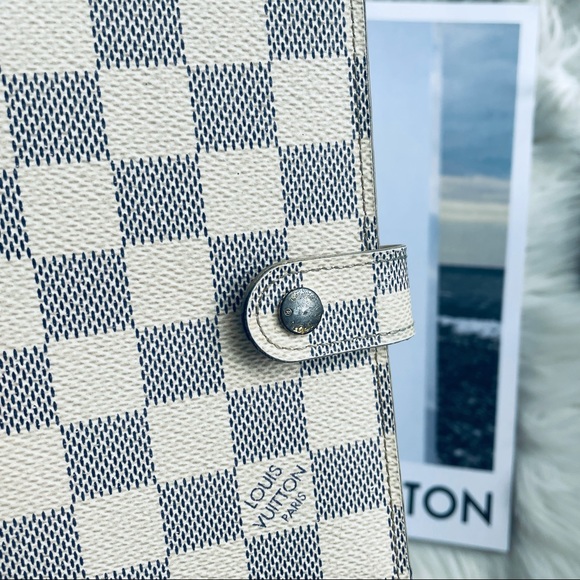 ❤️SOLD❤️ 2017 Louis Vuitton Damier Azure Small Agenda Notebook PM - Picture 3 of 9
